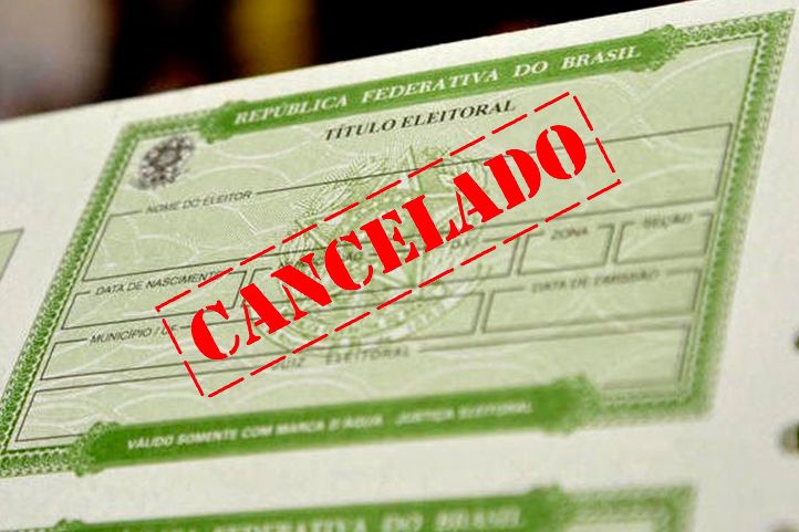 Resultado de imagem para titulos de eleitor cancelados