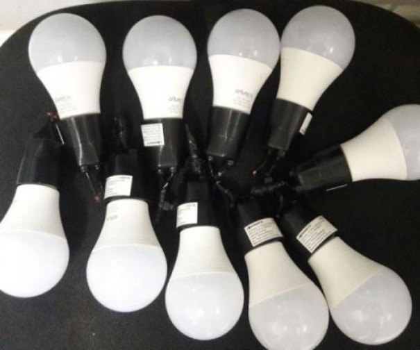 Floridenses so presos em flagrante furtando lmpadas de LED na praa 