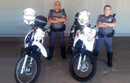 Polícia Militar de Bastos é reforçada com duas motos da Rocam