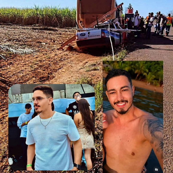 Despedida marcada por comoção: Vitor Bruno e Jhonathan Rocha foram sepultados neste domingo (28) em Panorama