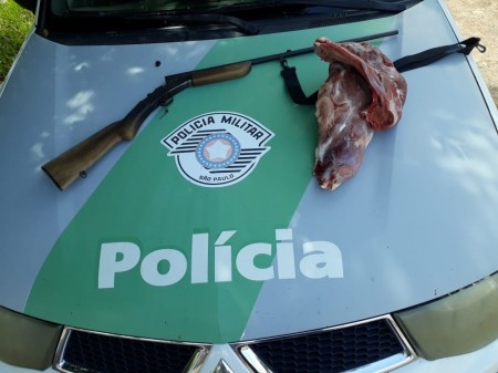 Após denúncia de caça de animal silvestre, Polícia Ambiental apreende quase 10 kg de carne de capivara
