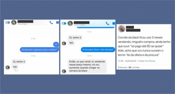 Organizador da Festa Black vai � Pol�cia e pede apura��o contra cambistas