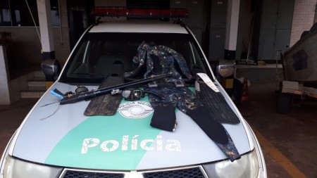 Polícia Ambiental apreende equipamentos usados em pesca subaquática irregular no Rio Paraná
