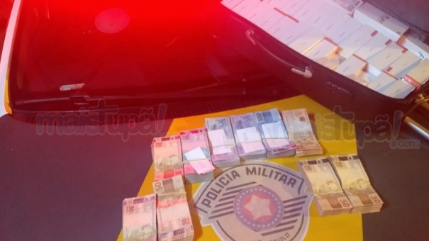 Homem  preso com R$ 73 mil e 160 celulares contrabandeados na SP 294 em Tup