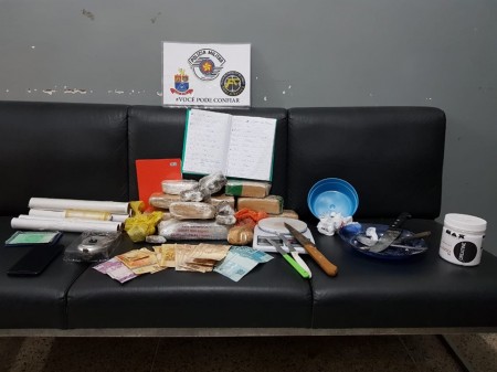 Polícia Militar de Dracena prende motociclista portando maconha