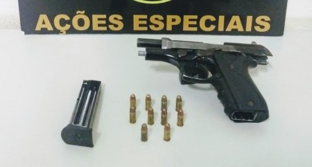 Homem que deu tiro na própria mão é preso por posse ilegal de arma no Residencial Servantes, em Presidente Prudente