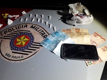 Polícia Militar de Lucélia prende homem por tráfico de drogas