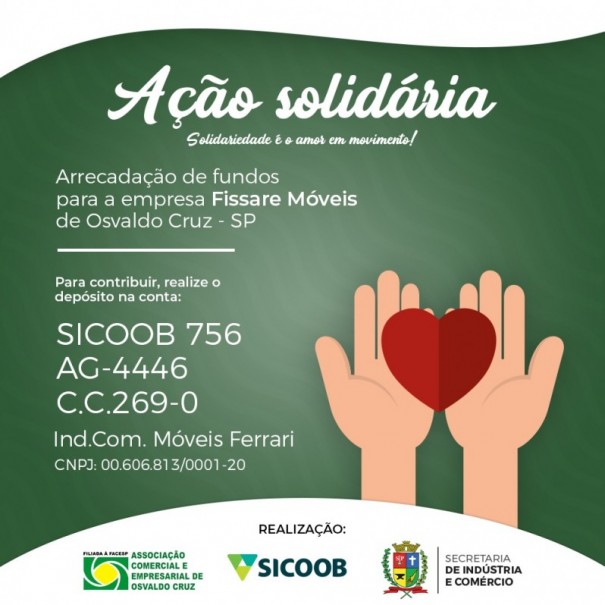 Entidades de OC encabeam ao solidria para ajudar na recuperao da Fissare Mveis