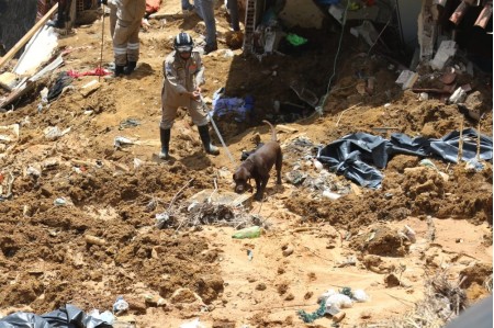 Sobe para sete o número de mortos em deslizamento de barreira no Recife