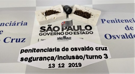 Agentes da Penitenciária de OC encontram droga escondida dentro de sabão em pedra enviado por Sedex