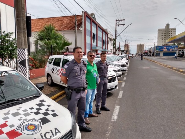 Companhia da Pol�cia Militar de Tup� recebeu 7 novas viaturas