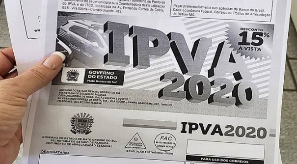 IPVA 2020 ser, em mdia, 3,54% mais barato para proprietrios paulistas
