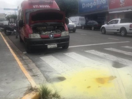 Duas ambulâncias da Prefeitura de OC pegam fogo 