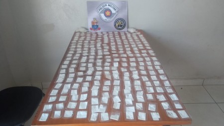 Força Tática da PM de Osvaldo Cruz apreende grande quantidade de cocaína