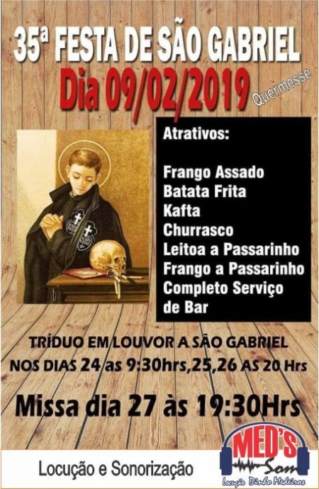 Paróquia de São José de Osvaldo Cruz realiza a tradicional Quermesse da comunidade São Gabriel