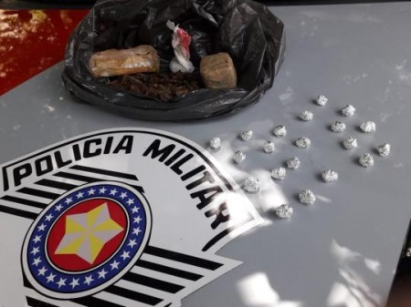 Polícia Militar de Lucélia prende dupla de traficantes