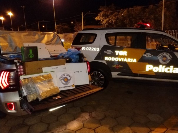 Polcia Rodoviria registra ocorrncia de descaminho na SP-421