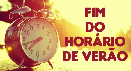 ATENÇÃO: Horário de verão termina neste domingo