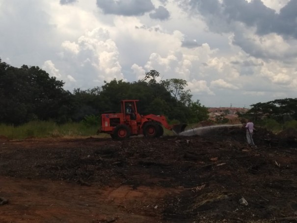 Secretaria de Agricultura e Meio Ambiente de OC finaliza limpeza do Ecoponto Municipal