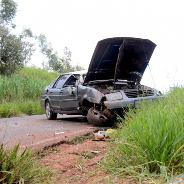 Acidente deixa homem ferido na vicinal Gast�o Vidigal em Osvaldo Cruz 