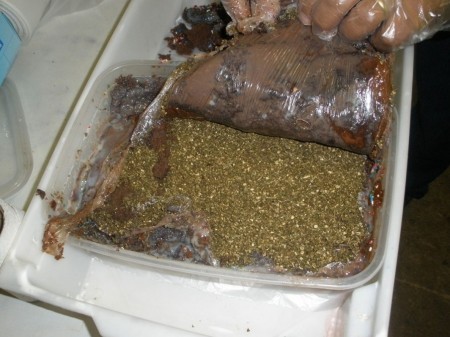 Doce de banana, bolo e aparelhos de barbear são usados para ocultar ilícitos