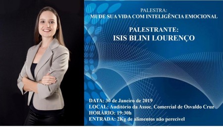 ACEOC realiza primeira palestra do ano nesta quarta-feira (30)