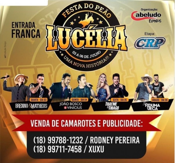 Nova vistoria no recinto da Festa do Peo de Luclia definir futuro do evento