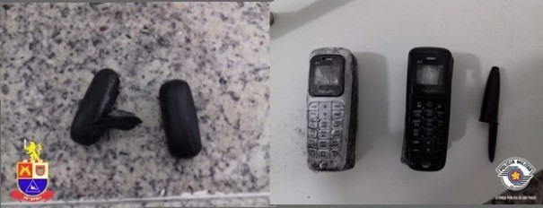 Mulher � presa em Osvaldo Cruz com celulares dentro do corpo