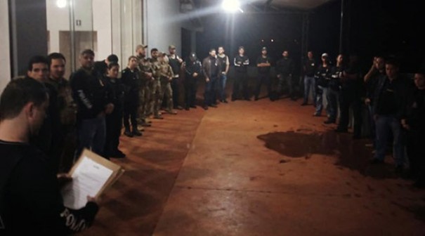 Policiais civis do GOE de Adamantina participam de opera��o no Mato Grosso do Sul