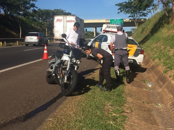 Ap�s tr�s dias internado, morre no HR motociclista que caiu na Rodovia Raposo Tavares, em Presidente Prudente