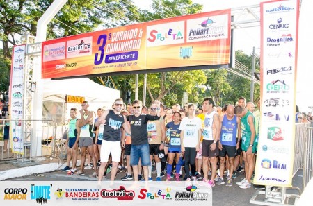 Cerca de 500 pessoas participaram da 3ª Corrida e Caminhada Beneficente do Aniversário de OC