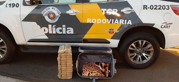Adolescente de 17 anos � apreendido com 30 kg de maconha na Raposo Tavares