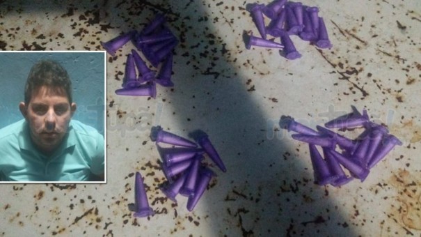 Equipe do Canil da Pol�cia Militar de Tup� surpreende homem com entorpecentes na zona rural de Bastos.