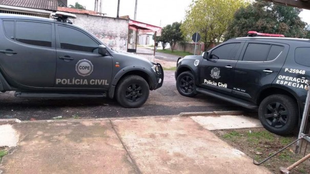 Opera��o conjunta entre as pol�cias civis dos estados de S�o Paulo e Paran� prende quadrilha de ladr�es de banco