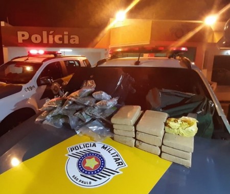 Polícia Rodoviária apreende mais de 15 kg de maconha em ônibus