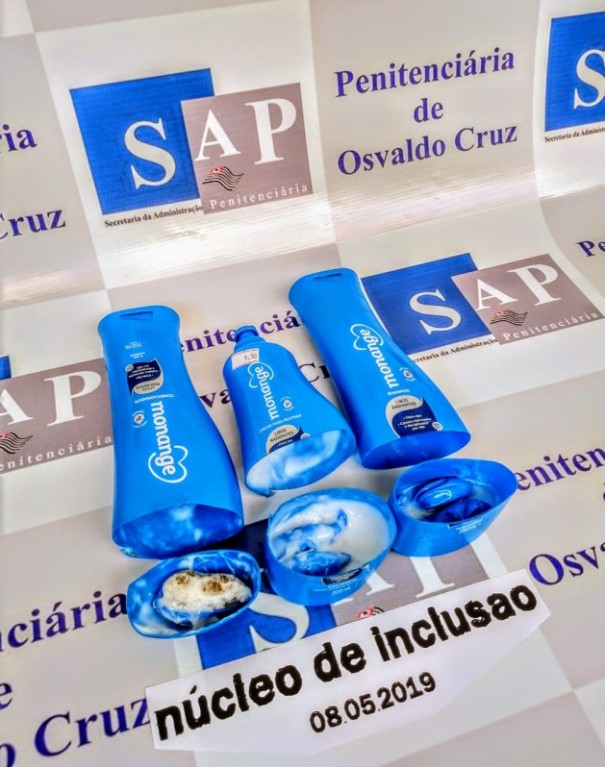 Maconha � encontrada dentro de embalagem de shampoo enviada por Sedex para detento da Penitenci�ria de OC 