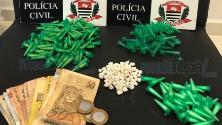 DISE de Tupã cumpre mandados de busca e apreende grande quantidade de entorpecentes e apreende um adolescente