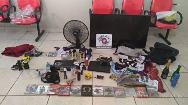 Pol�cia Militar de Osvaldo Cruz apreende quatro adolescentes por furto