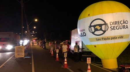 20 habilitações de motoristas sob efeito de álcool são apreendidas na blitz Direção Segura