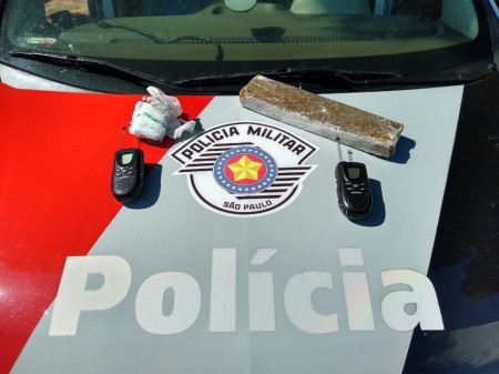 Polícia Militar prende homem que desobedeceu ordem de parada por tráfico de drogas em Tupi Paulista
