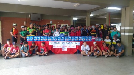 Escola Maria Aparecida Lopes realiza 3º Pedal Solidário