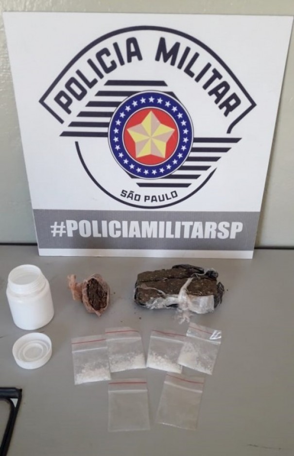 Canil setorial do 25�BPM/I realiza apreens�o de entorpecentes em Osvaldo Cruz