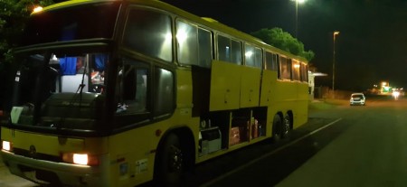 Produtos do Paraguai sem nota fiscal são apreendidos em ônibus na Rodovia Arlindo Béttio