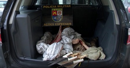 Dupla é presa em flagrante após furtar e abater gado em Presidente Prudente