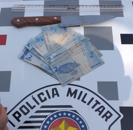 Com faca, homem rouba supermercado em Dracena e é preso em flagrante