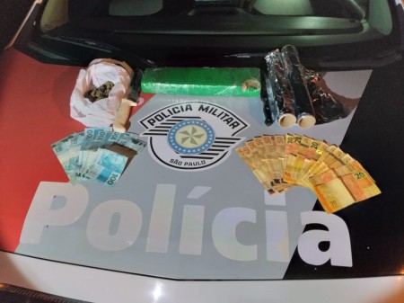 Polícia Militar prendeu dois traficantes na última sexta-feira, em Osvaldo Cruz 