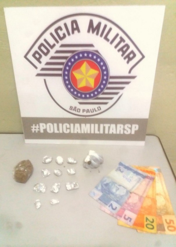 PM prende homem por crime de tr�fico de drogas no Vale do Sol, em Osvaldo Cruz