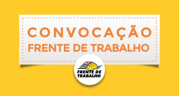 Sagres divulga lista de convocados para Frentes de Trabalho