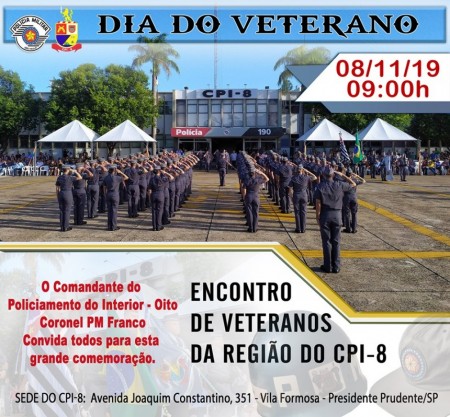 CPI-8 realiza comemoração ao Dia do Veterano