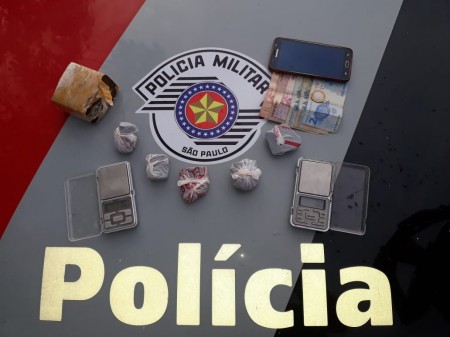 Traficante é preso pela PM no Vale do Sol, em Osvaldo Cruz